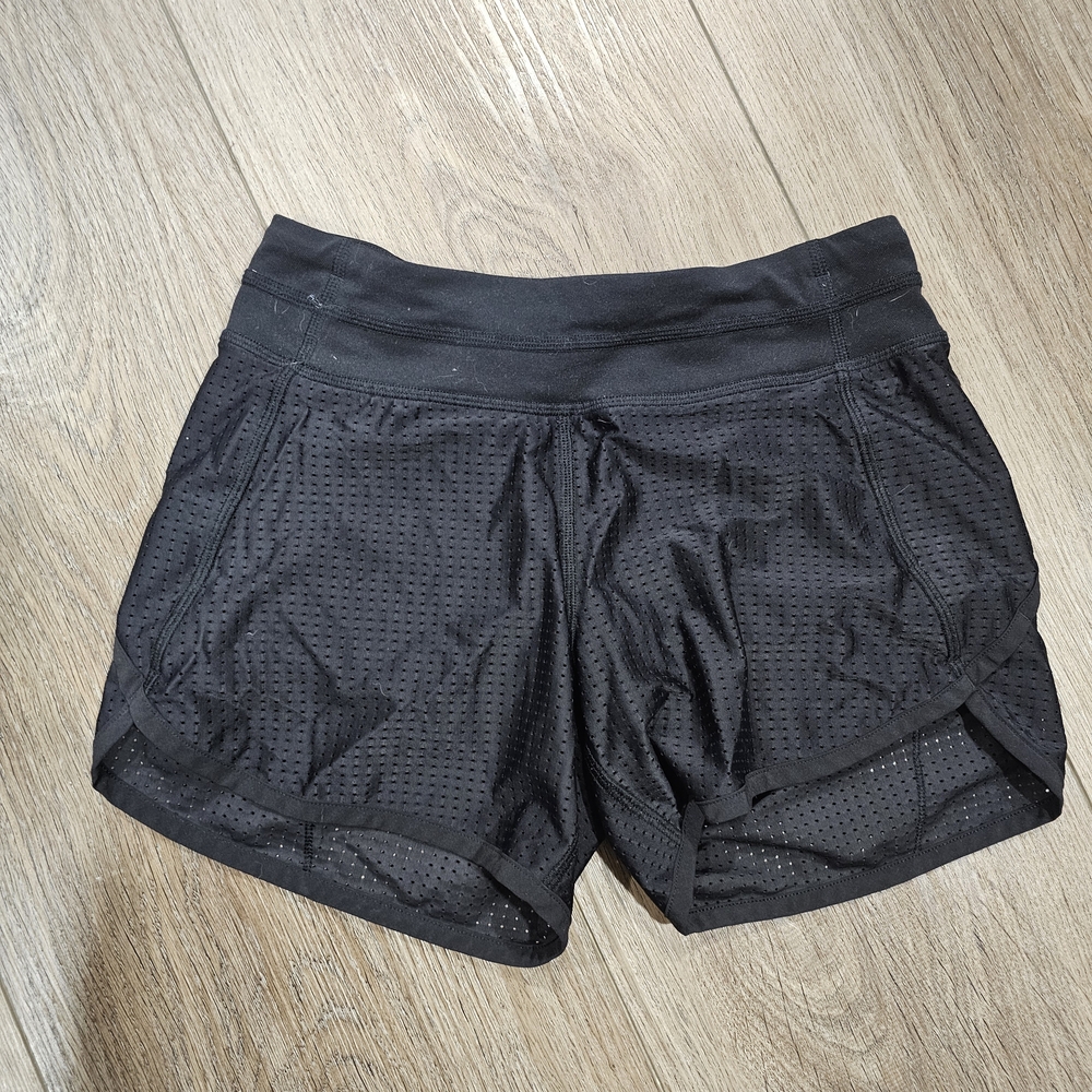 Ivivva Black Athletic Mesh Running/dance Shorts